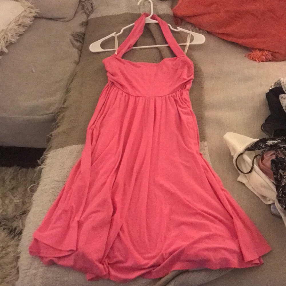 Boston proper pink halter dress